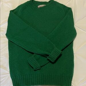 Vintage Emerald Crew Neck Sweater
